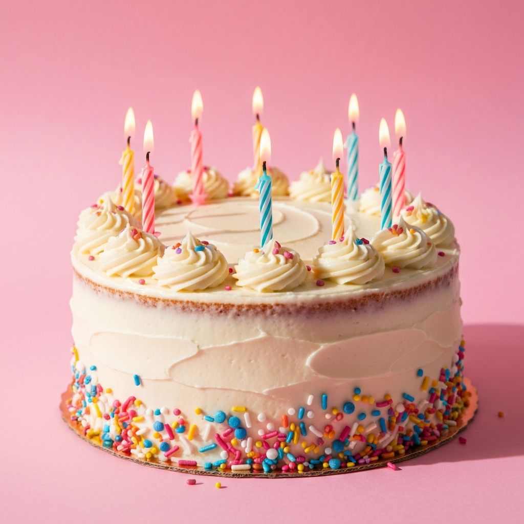 Foto do Bolo de Baunilha